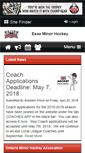 Mobile Screenshot of essaminorhockey.com
